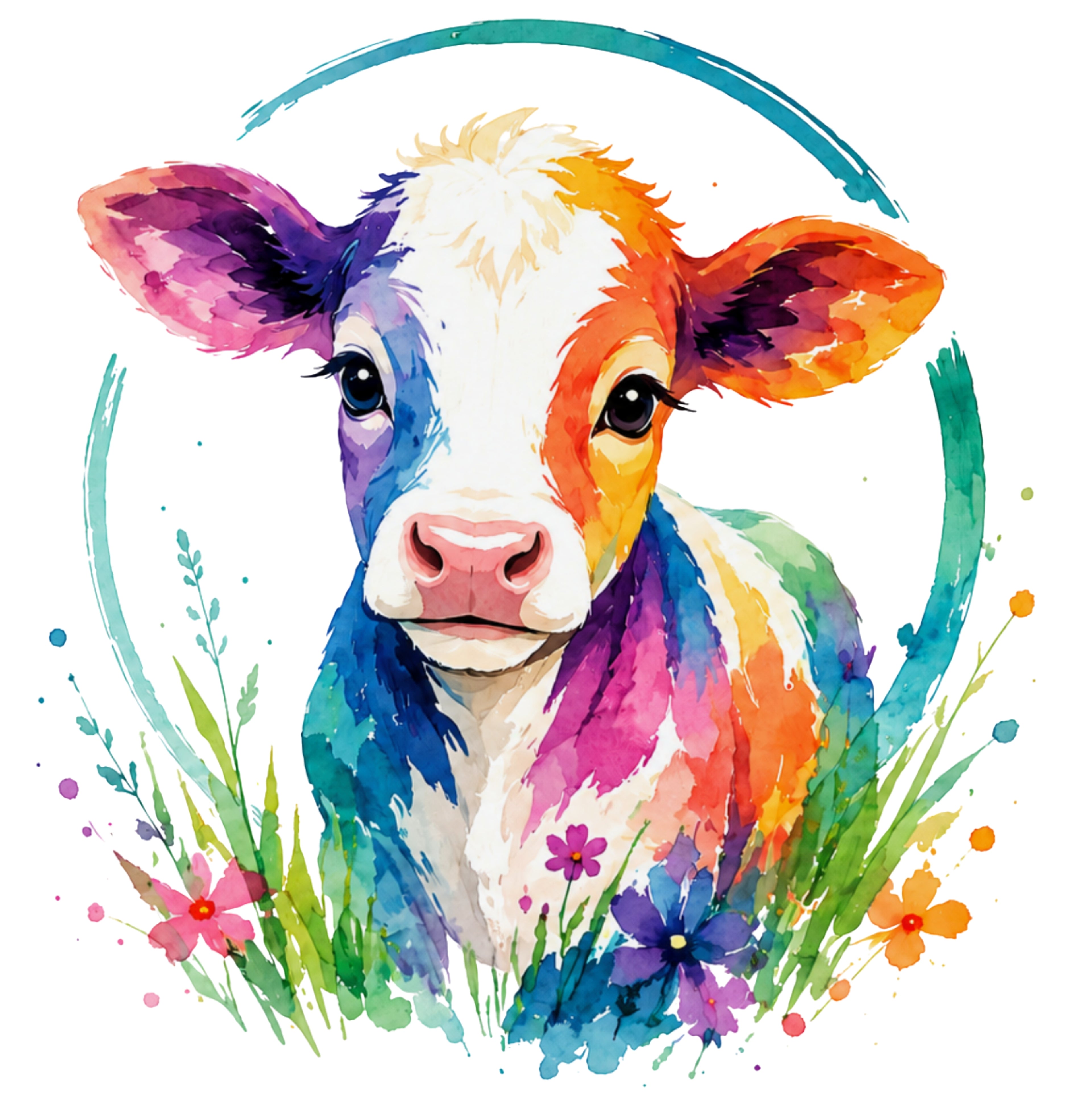 Colourful Calf